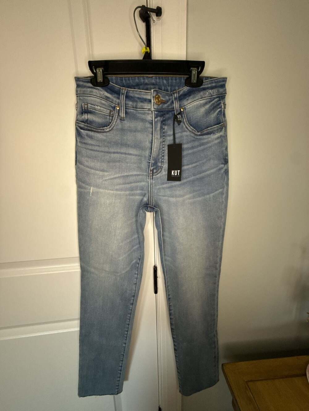 KUT from the Kloth Ankle Skinny Jeans Light Wash Size 0 Style KP1558MA7
